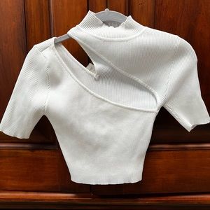 Ruby & Jenna Slash Crop Top